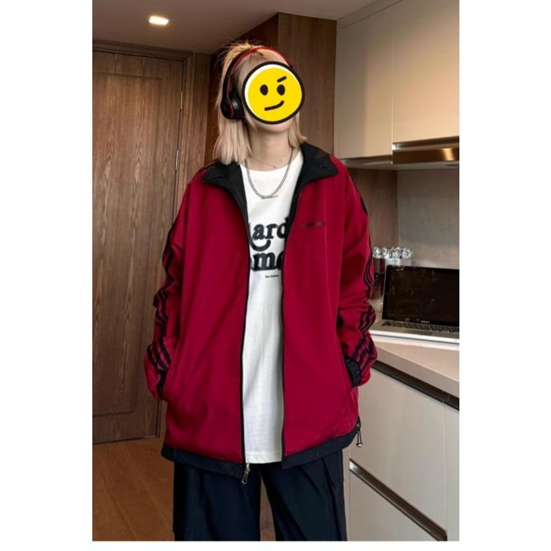 

Winter Outdoor Windproof Thickened Cotton-padded Jacket Women s Double-sided Wear Men s and Women s Lovers Cotton-padded Clothes. 2XL