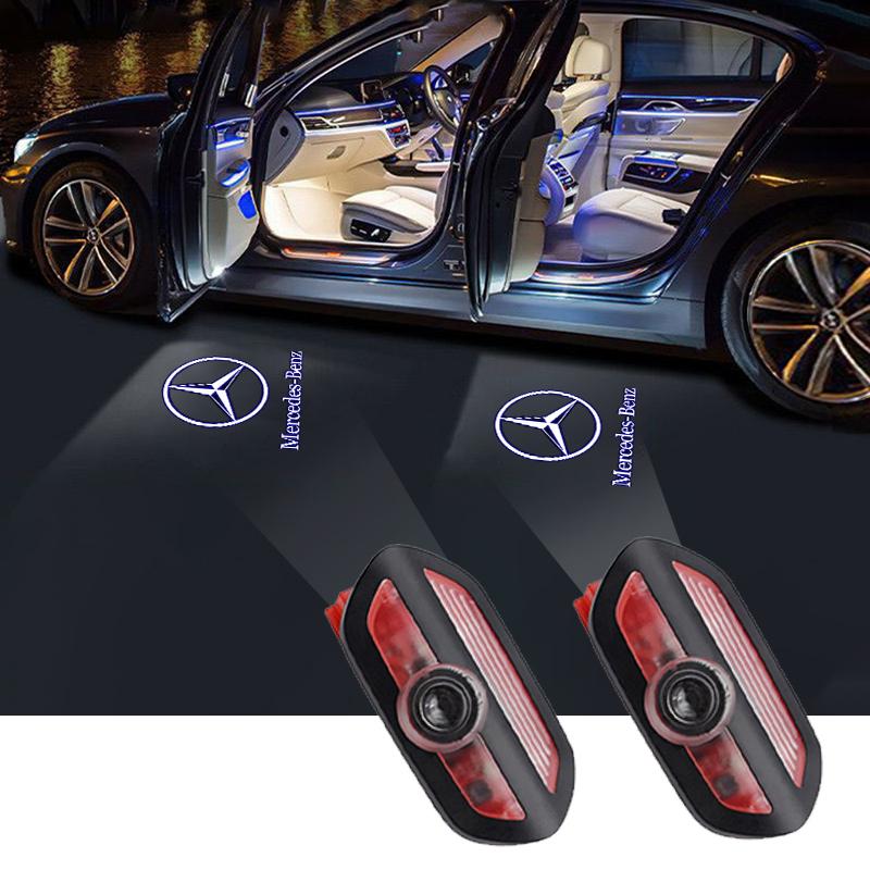 WAK3   Car Door Laser Light Door Welcome Warning Light For Mercedes Benz W176 W177 W246 W205 W212 W213 W166 W167 H247 X156 X253 C253