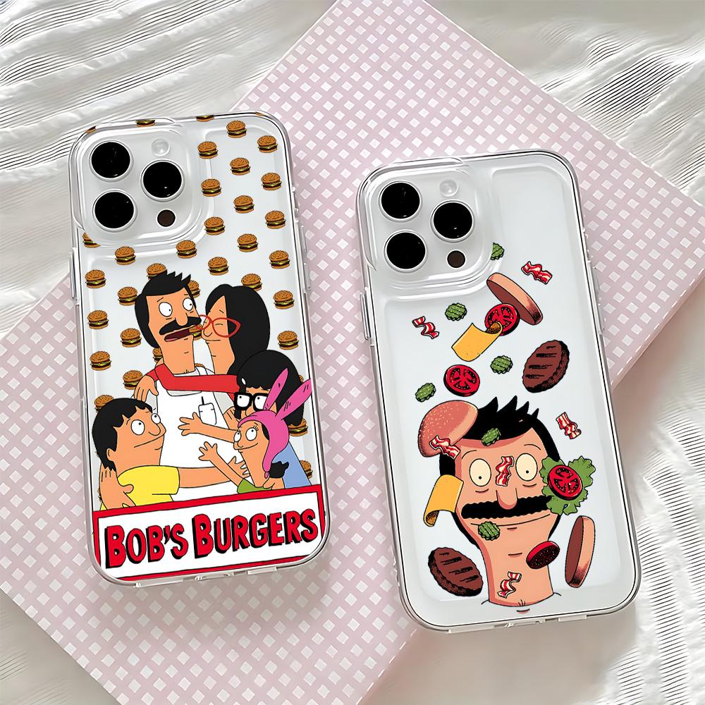 B-Bobs Burgers Phone Case For Samsung Galaxy S26 S25 S24 S23 S22 S21 S20 FE Note20 Note10 Edge Plus Ultra Lite 5G Clear Cover