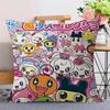 Classic T-Tamagotchi Cut Friend Game Pillow Covers Cartoon Sofa Decorative Home Double-Sided Printing Short Plush Cute Cushion