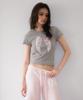 ROSEFRANTZ Angel Wing Lettering T-Shirt [Gray]