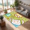 AS Monaco Printed Flannel Area Rug Non Slip Soft Polyester Floor Carpet Indoor Decor Mat for Bedroom Living Room Sofa Game Room Home Decoration