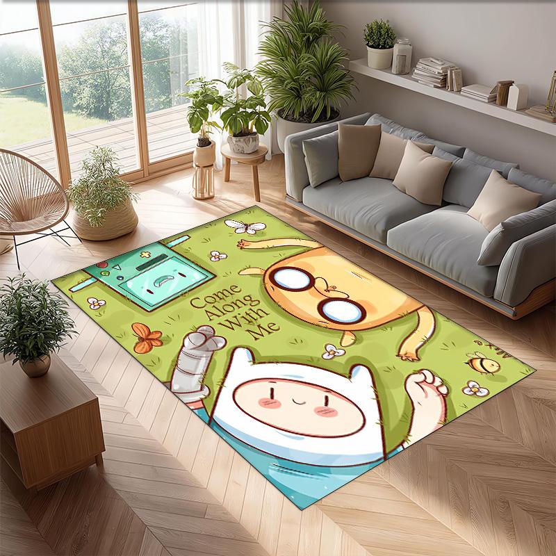 AS Monaco Printed Flannel Area Rug Non Slip Soft Polyester Floor Carpet Indoor Decor Mat for Bedroom Living Room Sofa Game Room Home Decoration