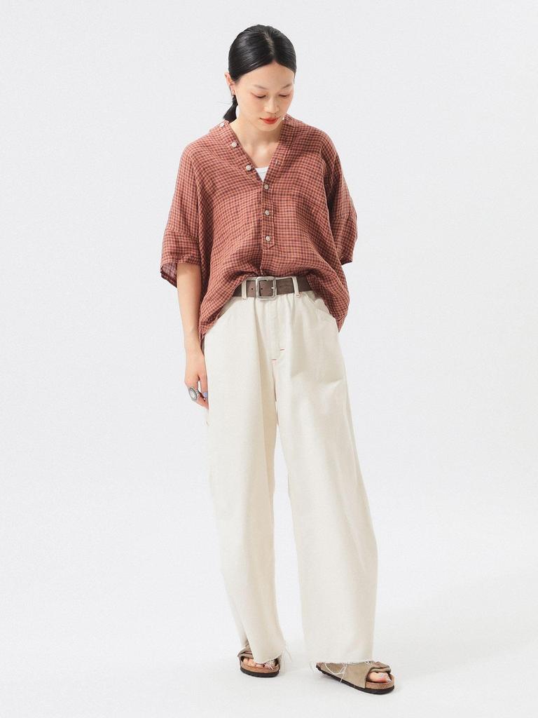 Beams Boy Work Pants [Special Order] BIGMAC Wide Painter Women's OFF_WHT M