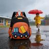 Kids Car Cartoon Backpack With Waterproof Oxford Fabric For School Learning