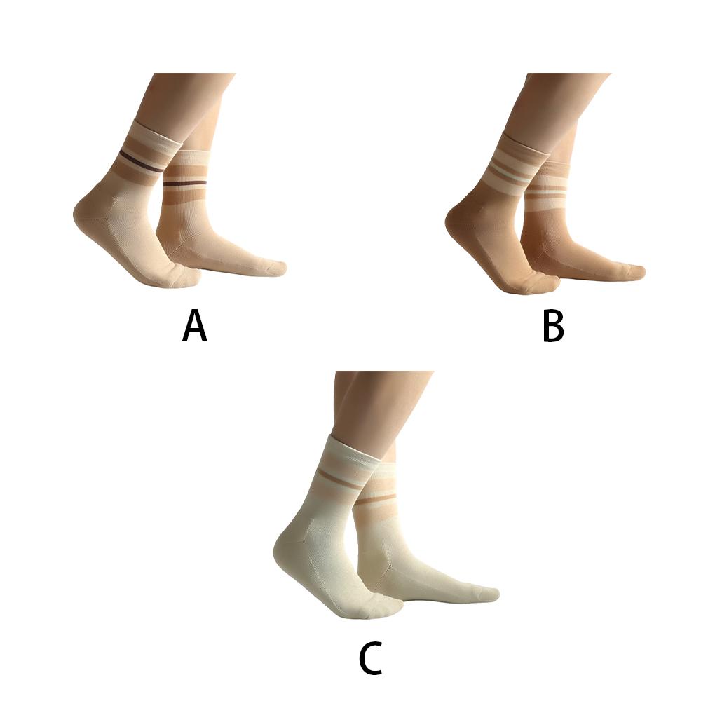 1 Pair Woman Winter Sock Breathable Socks Sweat-absorbent Cotton Fashion Casual Hosiery Portable Soft Footwear Accessory