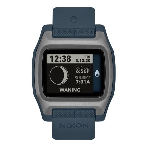 NIXON High Tide Shock-Resistant Digital Watch for Men and Women (Dark Slate)