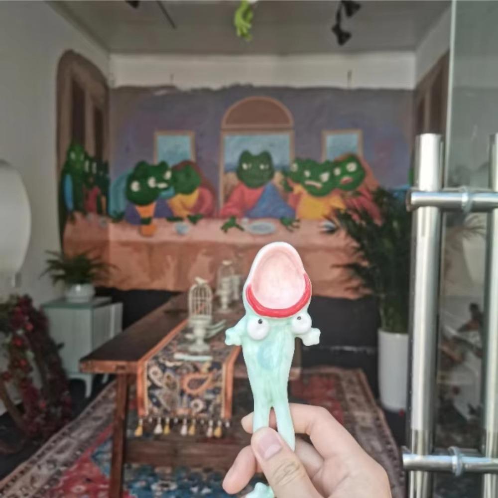 Ceramic Dessert Spoon Cute Stirring Spoon Household Coffee Spoon  Kitchenware