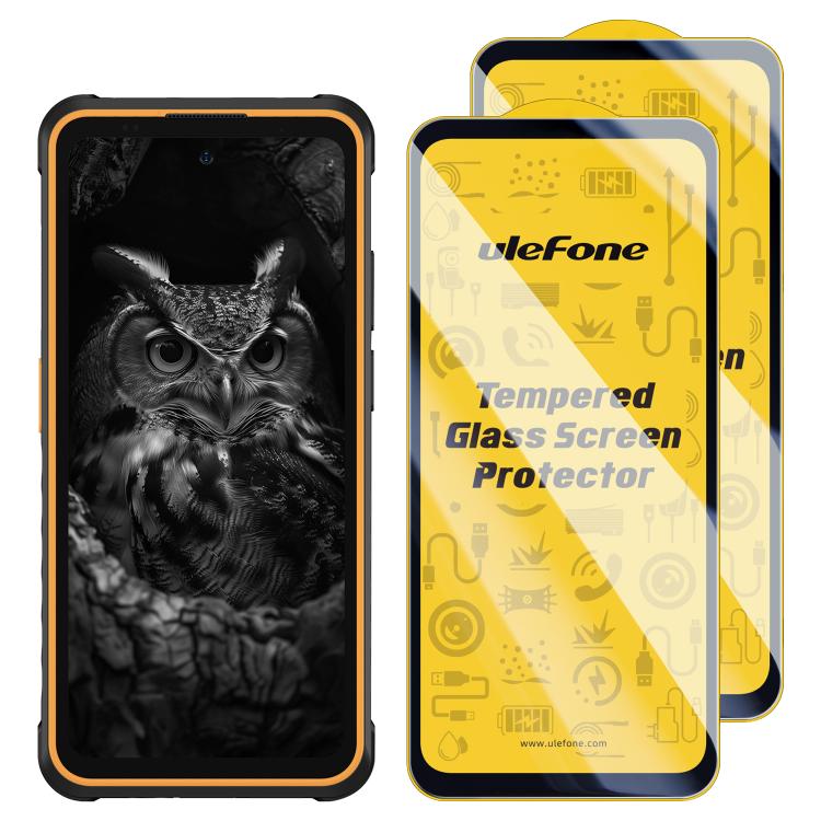 2 pezzi / Confezione Ulefone 9H HD Anti Impronta Vetro Temperato Proteggi Schermo