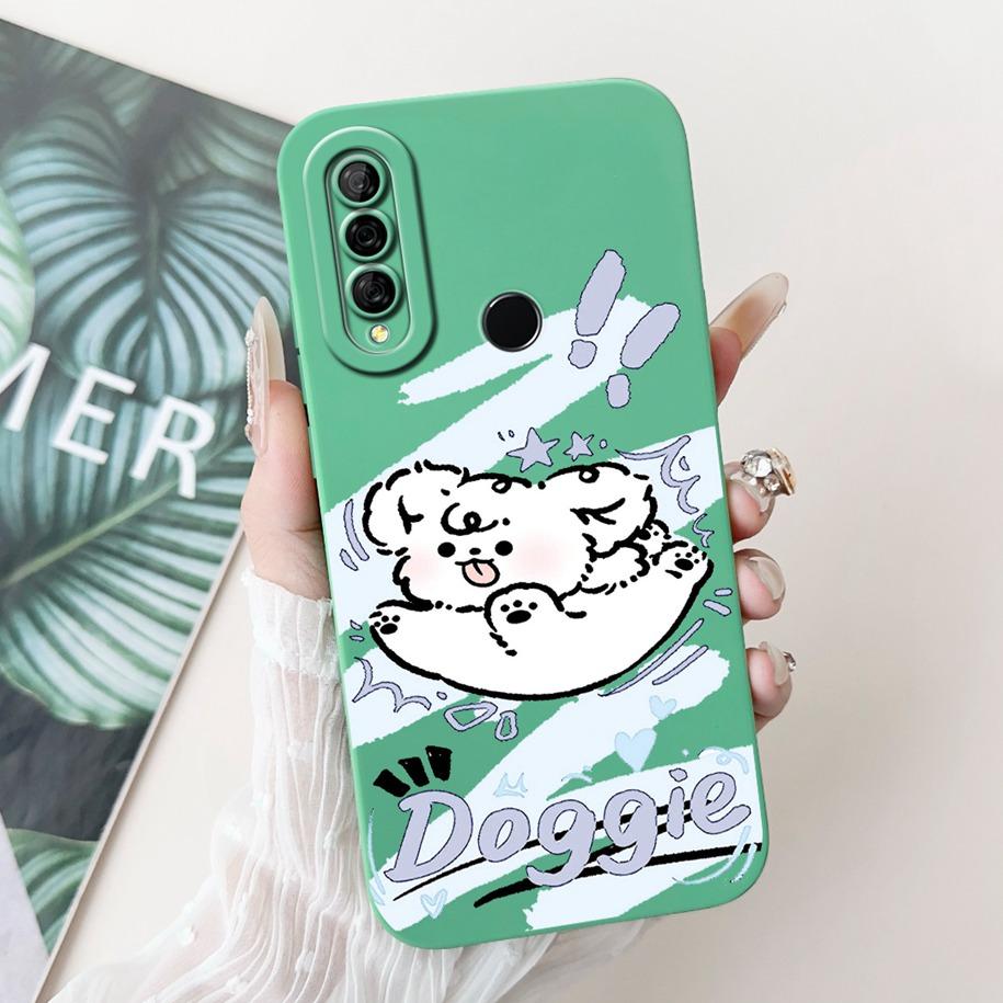 For Huawei P30 Lite Case MAR-LX1A Cover Cute Cartoon Camera Protection Soft Phone Case For Huawei P30Lite Nova 4e Honor 20S Capa