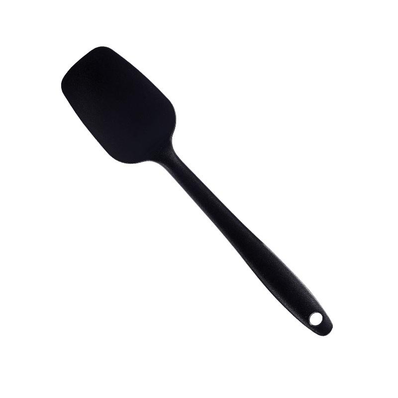 

Маленький универсальный силиконовый Т-образный шпатель для сливочного масла, джема, шпатель, скребок, доска для выпечки тортов, скребок, инструмент 21*4.6cm чёрный