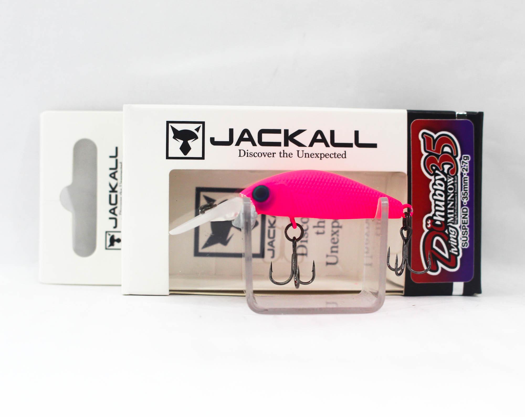 Jackall Diving Chubby Minnow 35 Воблер-суспендер Розовый (0314)