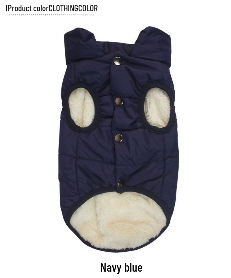 Verdickter Baumwollmantel für große Hunde - Herbst/Winter Haustierweste