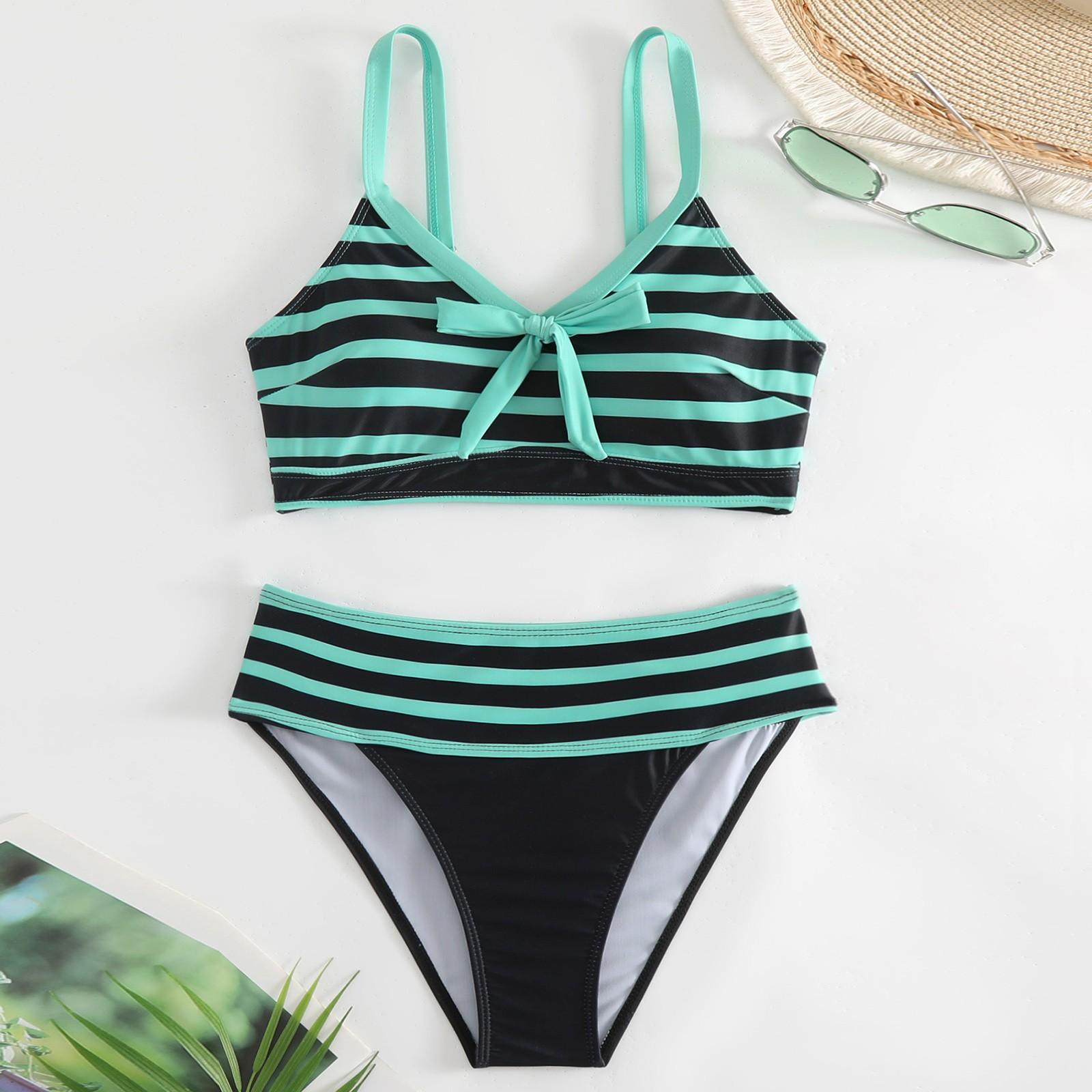 

Женский раздельный модный сексуальный купальник-бикини с принтом и подкладкой для груди без стальных скобок XXXXL