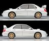 TOMYTEC Tomica Limited Vintage Neo 1/64 LV-N336b Subaru Impreza WRX STi Silber 2003 Modell Fertigprodukt 334460