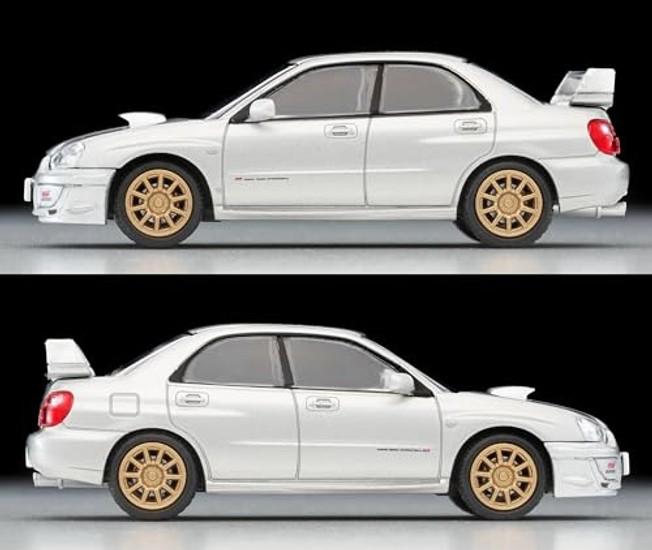 TOMYTEC Tomica Limited Vintage Neo 1/64 LV-N336b Subaru Impreza WRX STi Silber 2003 Modell Fertigprodukt 334460