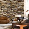 PVC 3D Brick Stone Wallpaper Vintage Style Wall Decor Fashion Peel and Stick Wall Sticker  Home