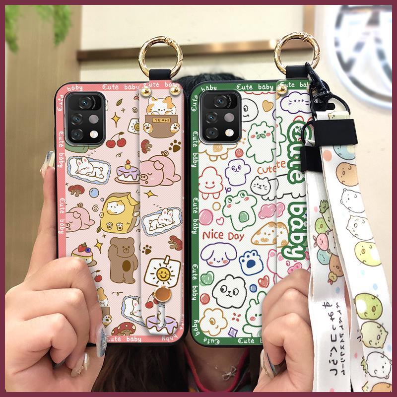 Wristband Back Cover Phone Case For UMIDIGI A11 Pro Max Waterproof Fashion Design Durable Phone Holder Soft case Lanyard