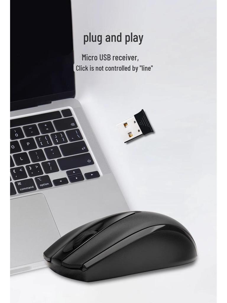 Fuller A02G Ergonomic Wireless Mouse for Office and Desktop