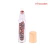 10ml Natürlicher Edelstein Roll-On Flasche Nachfüllbar Ätherisches Öl Körperparfüm Glas innen Heilkristall Schönheits-Chips 1 Stück