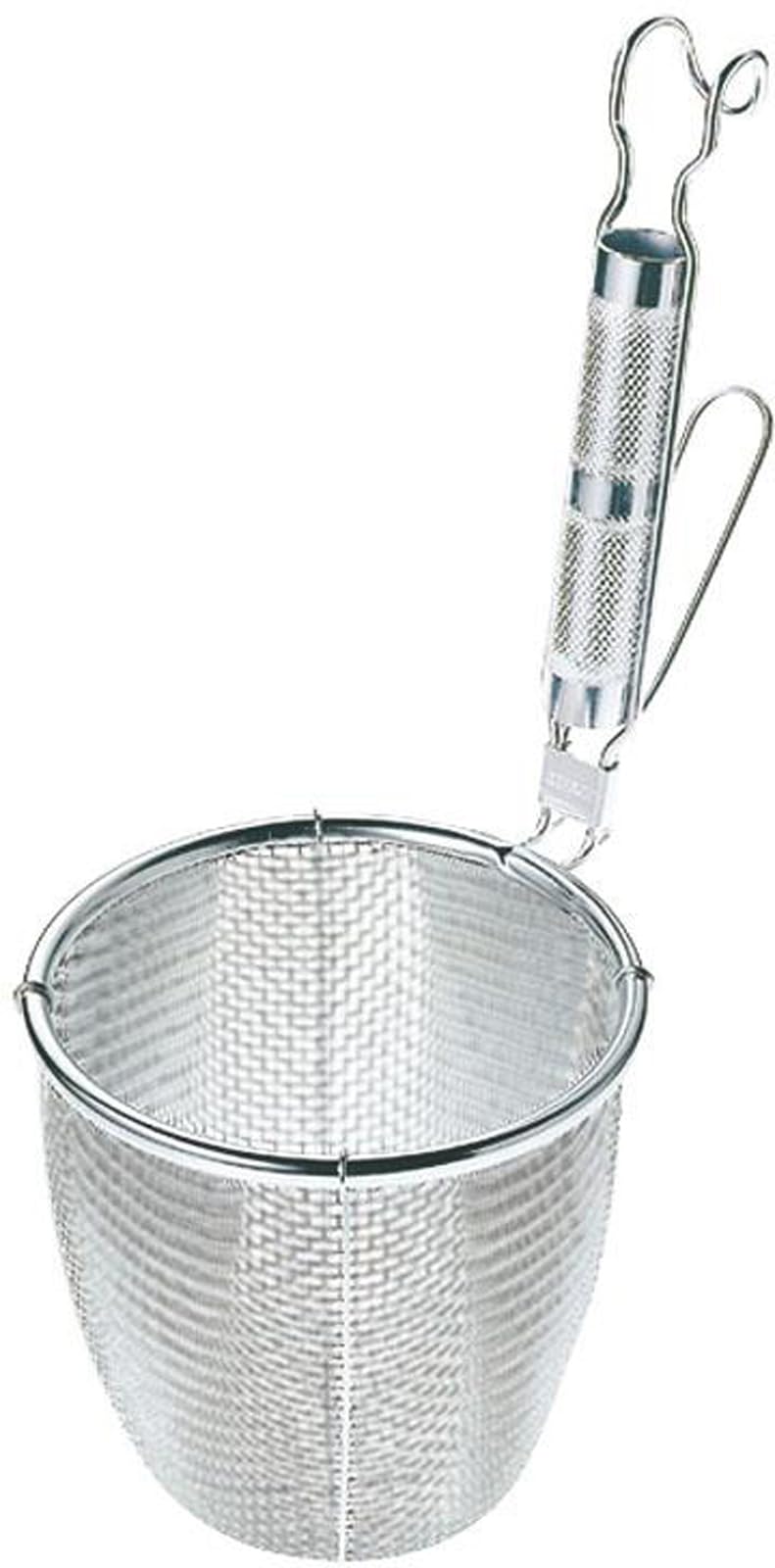 

Three Snow Pipe Handle Stainless Commercial Ramen Made in Three Snow Shinkoshi 10117 Drainer, 18-8 Steel, Drainer, Tsubame-Sanjo, Japan, Works,