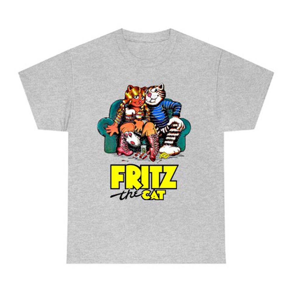 

Fritz The Cat Men s Gray T-Shirt Size S-5XL Unisex T-Shirt M