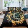 Set Copripiumino Costellazione Modello Dorato Copripiumino Segni Zodiacali Cielo Stellato Animale Dimensioni Queen Coperta Trapuntata Per Ragazzo Uomo