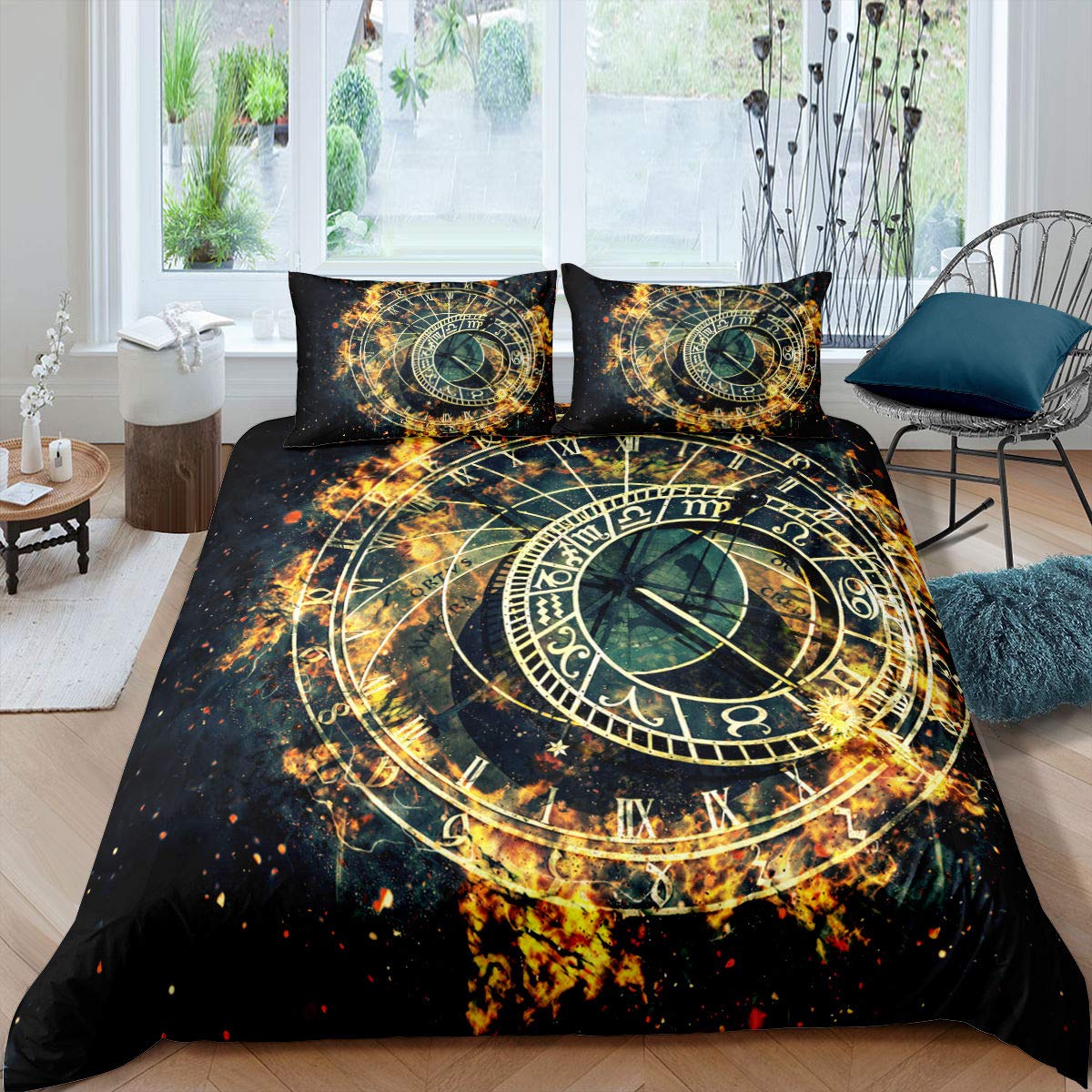 

Comfortable Stylish Pattern Duvet Cover Set With Duvet Cover And Pillowcases King Queen Twin Sizes For All Ages EU single(135x200cm)