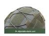 Cross-border Tactical Camouflage Helmet Cover with Elastic Rope