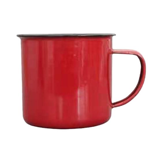 120/240/350/500ML Vintage Enamel Mug with Handle Heat-resistant Large Capacity Tea Milk Water Coffee Drinking Cup Retro Decoration