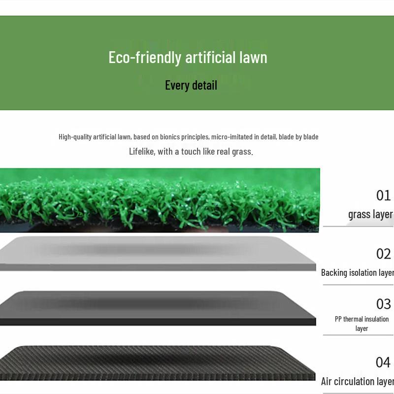 Artificial Bentgrass Turf: Paving, Construction, Greening, Insulation, and Wall-Mountable Mat