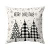 Christmas Tree Pillowcase Bedroom Sofa Cushion Cover 100% Polyester Living Room Cushion Pillowcase Home Decor