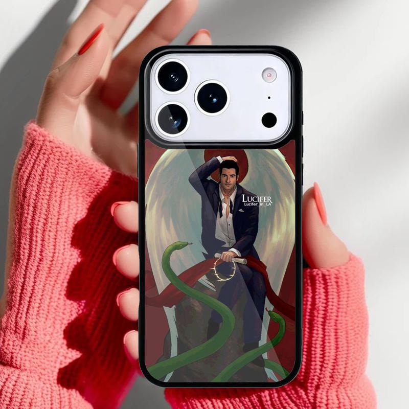 American TV Series Lucifer Phone Case for iPhone 17 16 15 14 13 Pro Max Back Cover for 12 11 Pro Coque