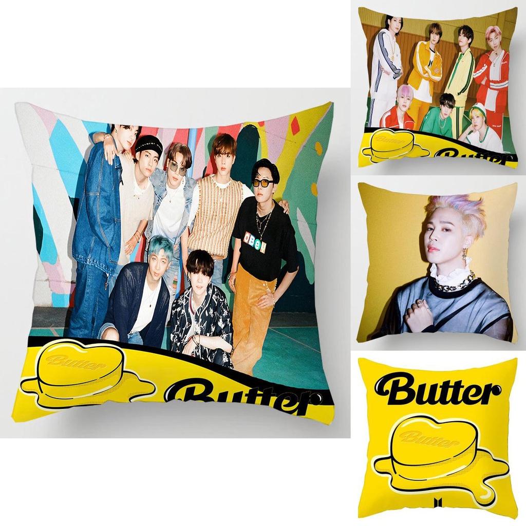Gemütlicher und stilvoller Bts Bangtan Boys Kissenbezug für Heimdekoration und Komfort