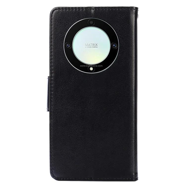 For Honor X9a 5G / X40 5G / Magic5 Lite 5G Cell Phone Cover PU Leather Stand Wallet Protective Phone Case