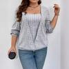 2025 Autumn and Winter, Europe, America,  TEMU Independent Station Cross-border New Solid-color Pit Strip V-neck Long-sleeved Fake Two-piece Set