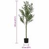 VidaXL Artificial Olive Tree 450 Leaves 120 Cm Green, Artificial Plant, Fake Plant, Fake Tree, Fake Olive Tree, Tree 4103571