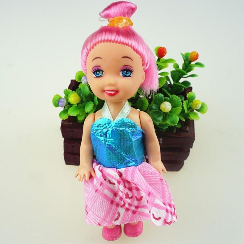 10 Pcs Kids Toys Soft Interactive Baby Dolls Toy Mini Doll for Girls