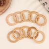 12Pcs Bohemian Rattan Napkin Rings Rustic Woven Tabletop Holders For Home Wedding Party Decor