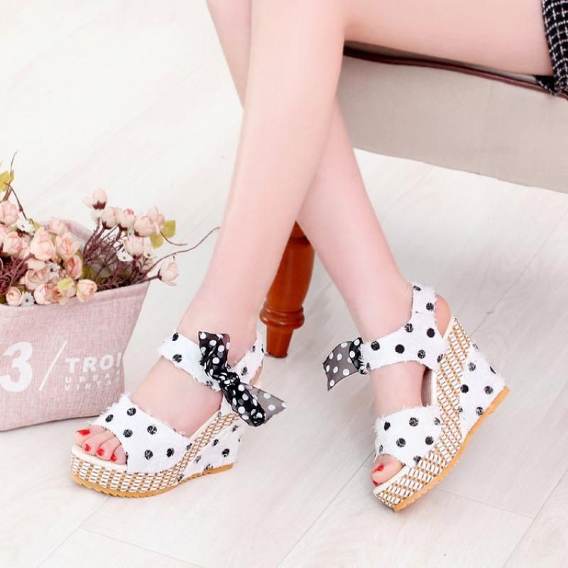 Pegged Heels, High-heeled Sandals, New Style Single-toe Platform Women's Shoes
