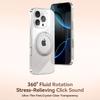 JOYROOM For iPhone 16 Pro Case Magnetic Rotating Kickstand Ultra Thin PC Phone Cover