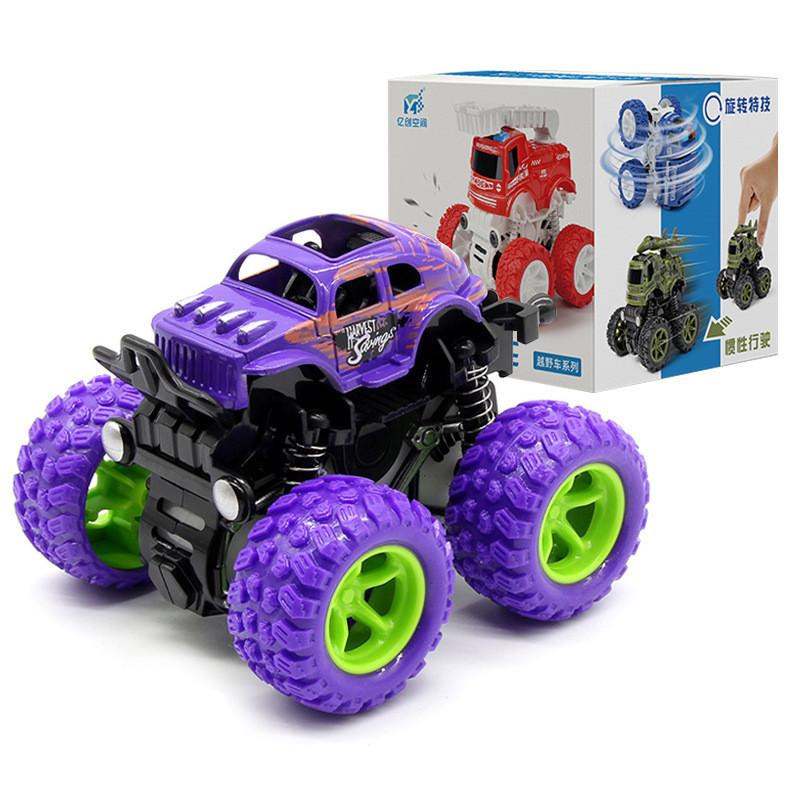 Inertia Toy Offroad Car Engineering Vehicle With Rotating Function For Play Kids