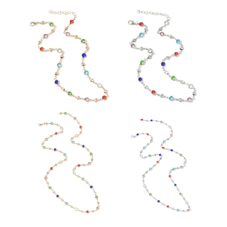 Elegant Handmade Beads Necklace Beads Jewelry Long Body Chain Metal Texture Multifuntional Neck Chain for Fashion Lovers