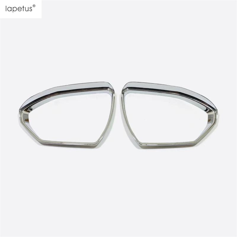 For Hyundai Tucson NX4  - 2026  Car Rearview Mirror Rain Eyebrow Cover Trim ABS Chrome / Carbon Fiber Accessories Exterior