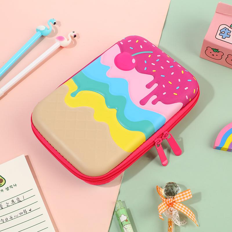 Cartoon Astronaut Large Capacity Pencil Case - Multi-purpose EVA Pencil Box for Kids