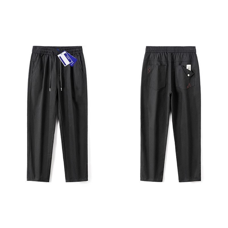 

Wassup Japanese Retro Pants Men s Cargo Pants Loose Straight-Leg 2025 Casual Wide-Leg American Style Pure Cotton Long Pants Black 2XL