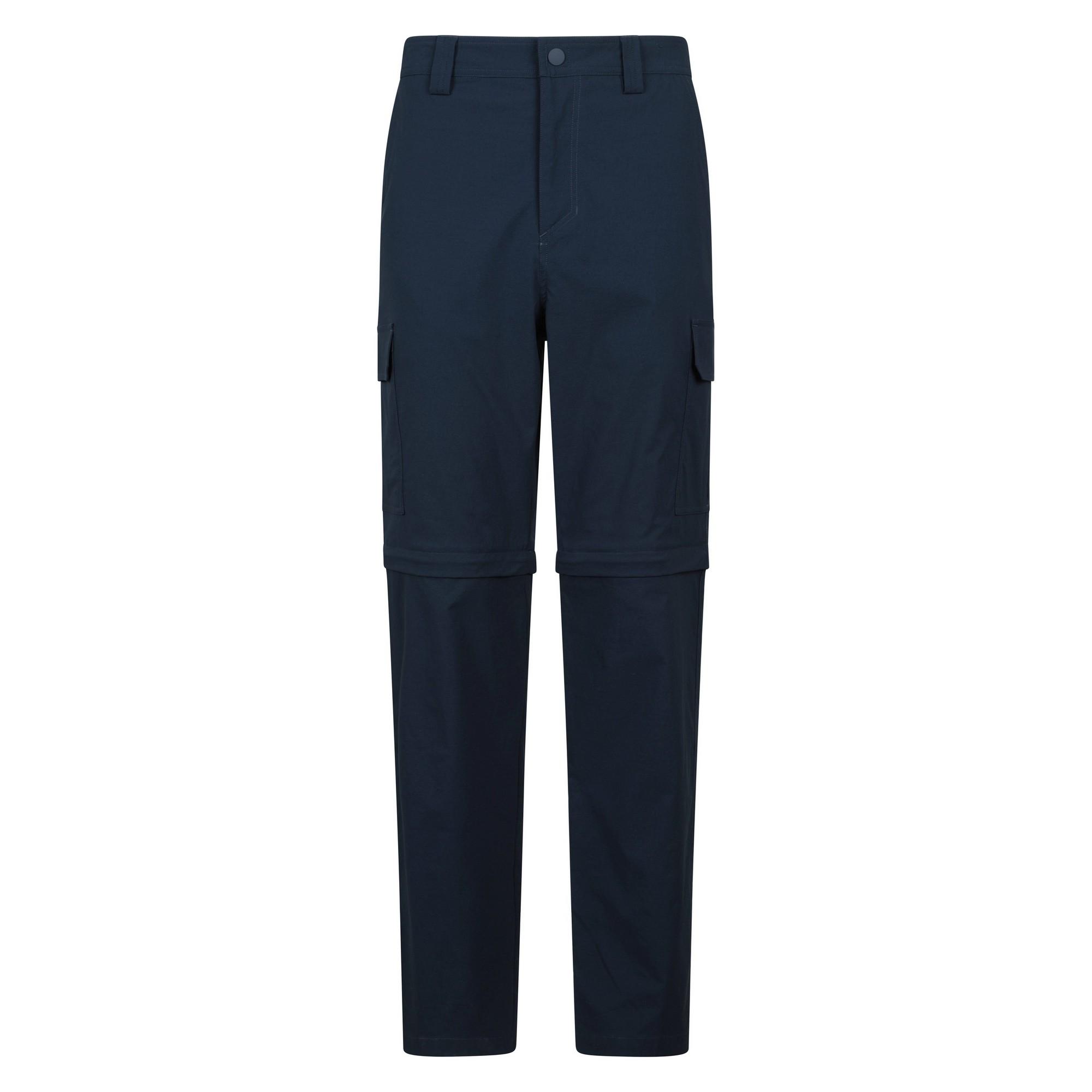 Pantalones Cargo Regulares Delta Stretch con Cremallera para Hombre de Mountain Warehouse 36R azul oscuro