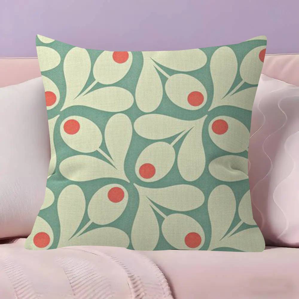 Classic Brand O-O-Orla Kiely Pillow Cover For Bedroom Room And Living Room Sofa Decorative Cushion Cover