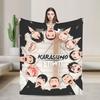 Haikyuu Japanese Anime Blanket Velvet Autumn/Winter Portable Super Warm Throw Blankets for Bedding Car Plush Thin Quilt