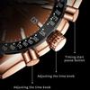 OLEVS Leather Strip Luminous Quartz Watch Calendar Waterproof Men Business Wristwatch
